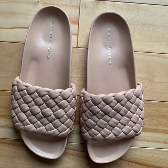 Loeffler Randall Dusty Rose Slides size ~5.5 - Picture 2 of 3